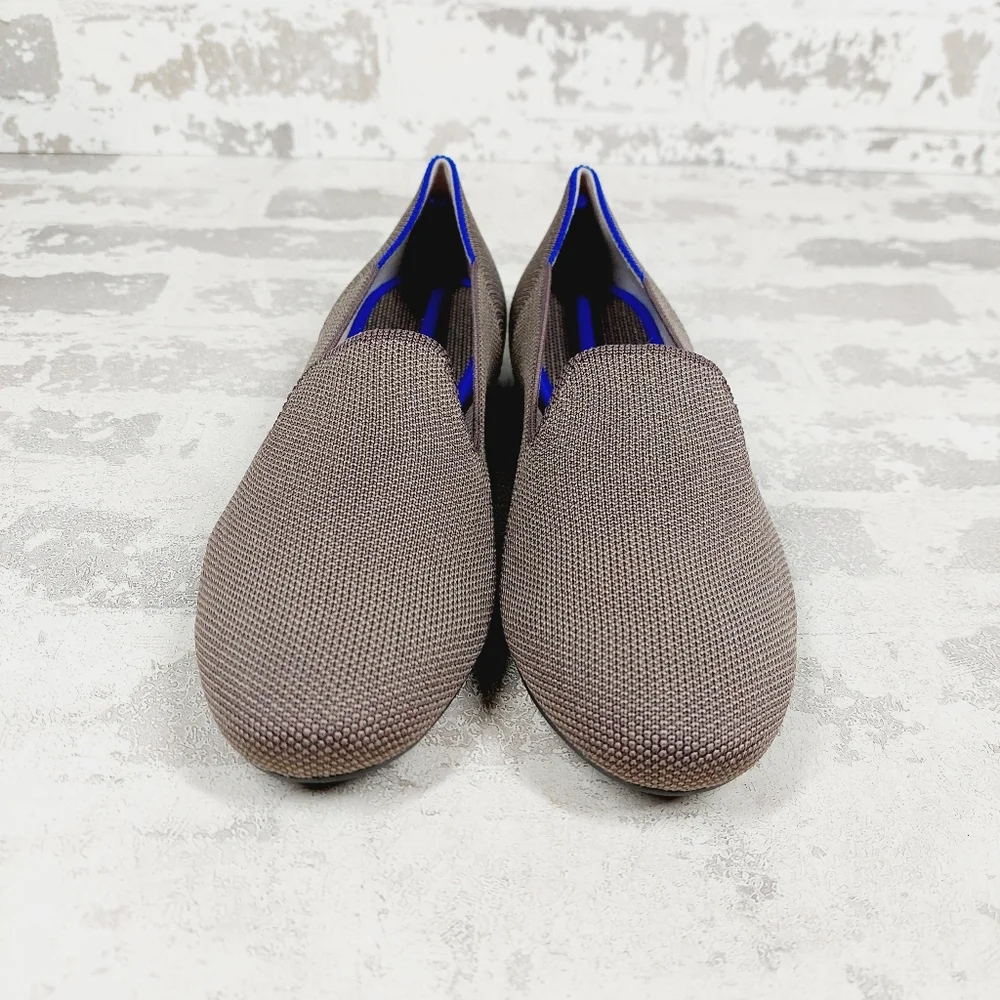 New Rothy's The Loafer Mocha Knit Round Toe Slip On Loafers T305 - Picture 5 of 10